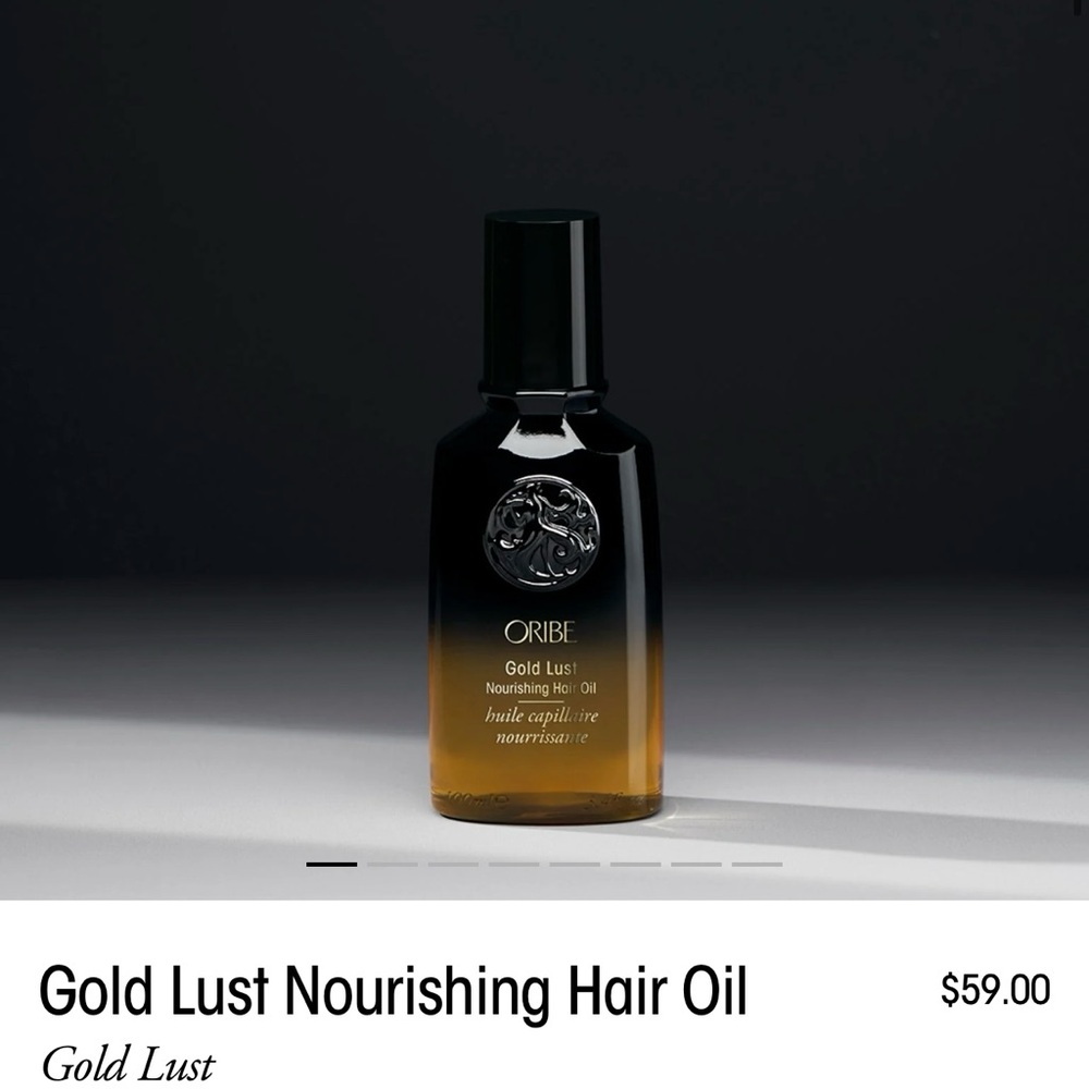 Oribe Gold Lust Hair Oil - Black and Gold